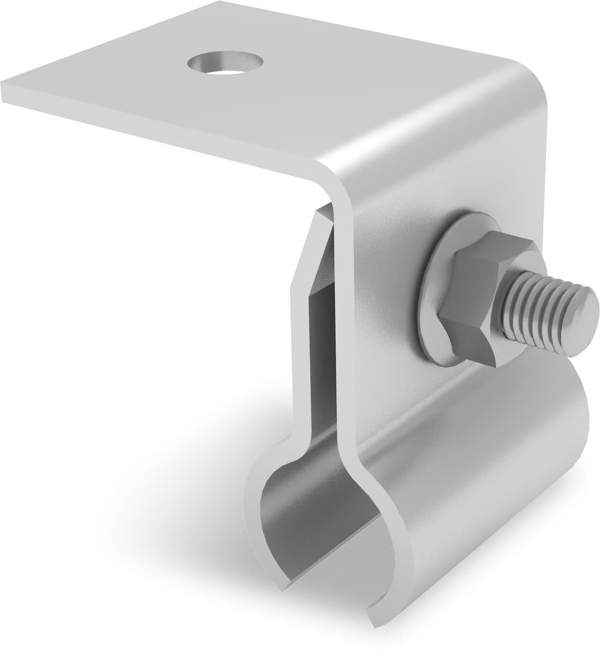 Round SeamClamp; SolidRail