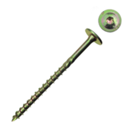 Galvanised Flat Head TORX 8x80 Wood Screw