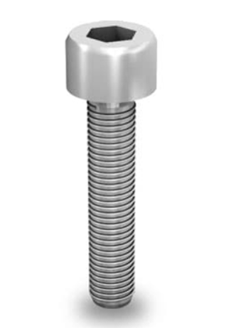 Hexagonal socket head cap screw M8x20 with serration