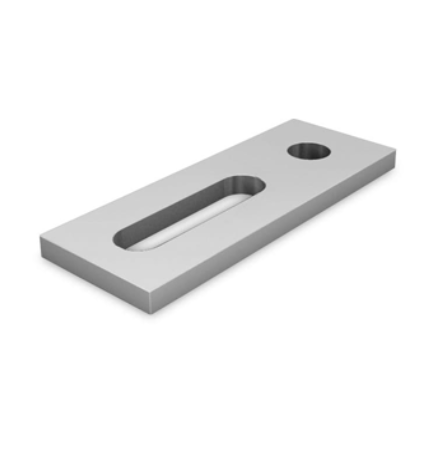 Adapter plate aluminium, M10