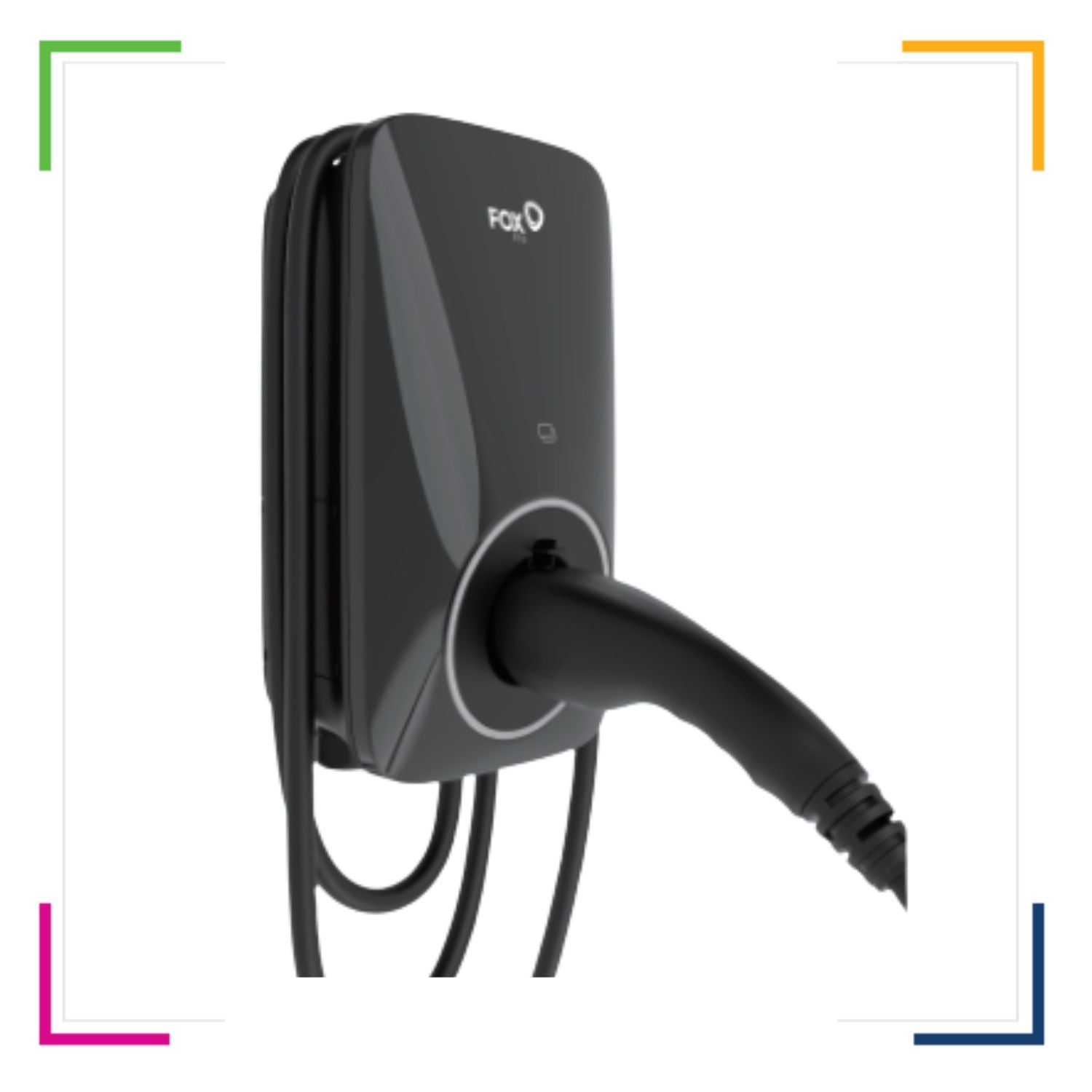 Fox ESS A7300P1-E-B 7.3kW Single-Phase EV Charger with 6m Type 2 Cable