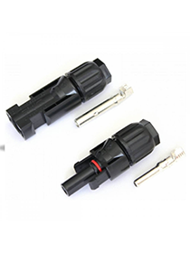 Original MC4 connector pair, 32.0014P0001-URFL (plug) / 32.0015P0001-URFL (socket)