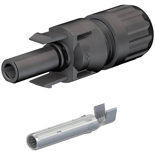 MC4 Female Connector with open crimp contacts