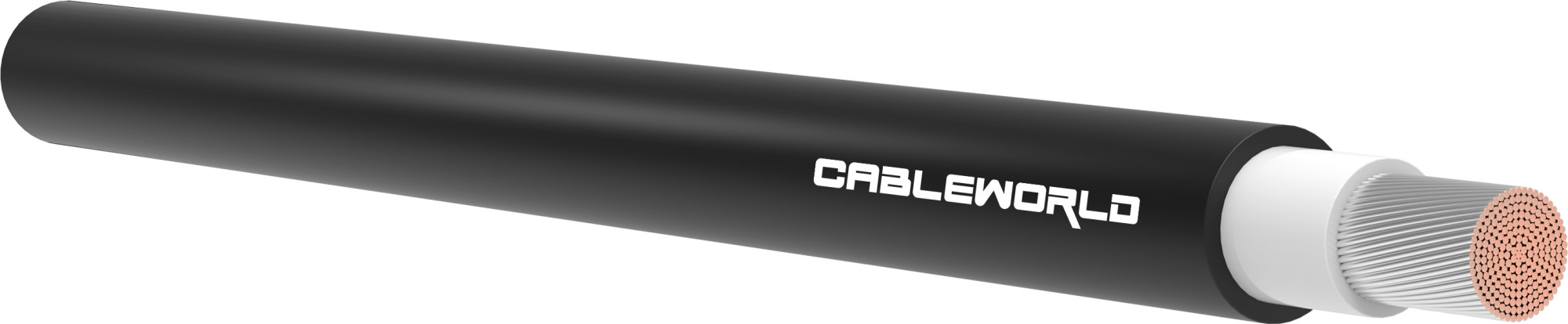 4mm² single-core DC cable 100m Black