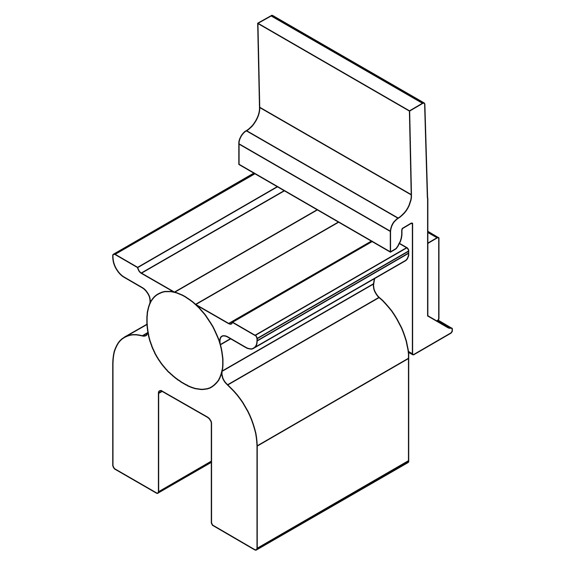 Snap Seam Clamp CF:x SingleRail