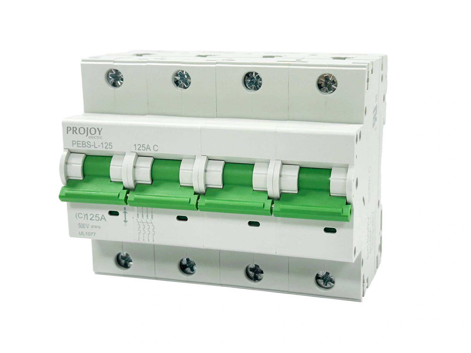 Projoy PEBS-L Series MCB Weatherproof Enclosure, 2-Pole, up to 160Vdc / 125Adc