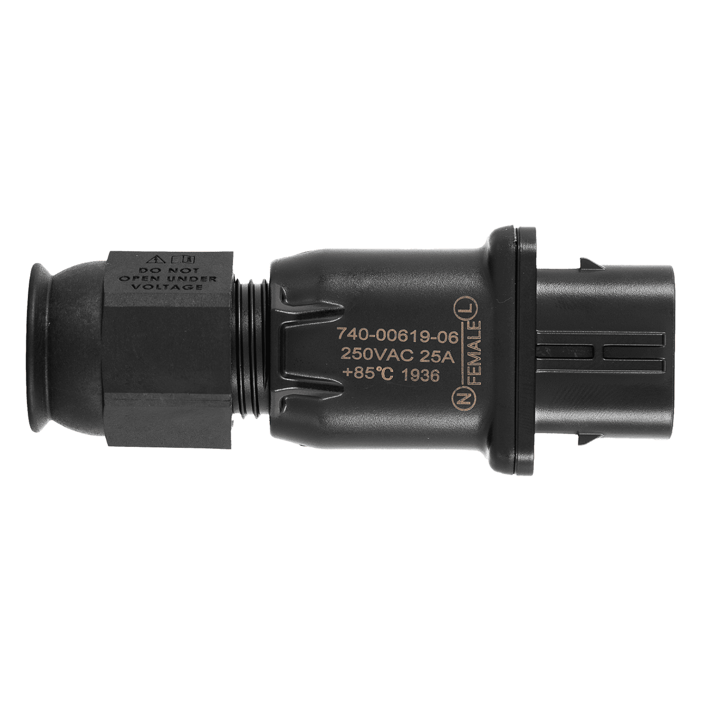 IQ Field Wireable Connector, single-phase (female), Q-CONN-R-10F